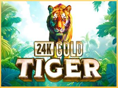 24K Gold Tiger ເຄື່ອງໂມ້ອອນໄລນ໌ສໍາລັບການເງິນ