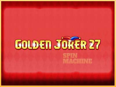 Golden Joker 27 Hold & Win ເຄື່ອງໂມ້ອອນໄລນ໌ສໍາລັບການເງິນ